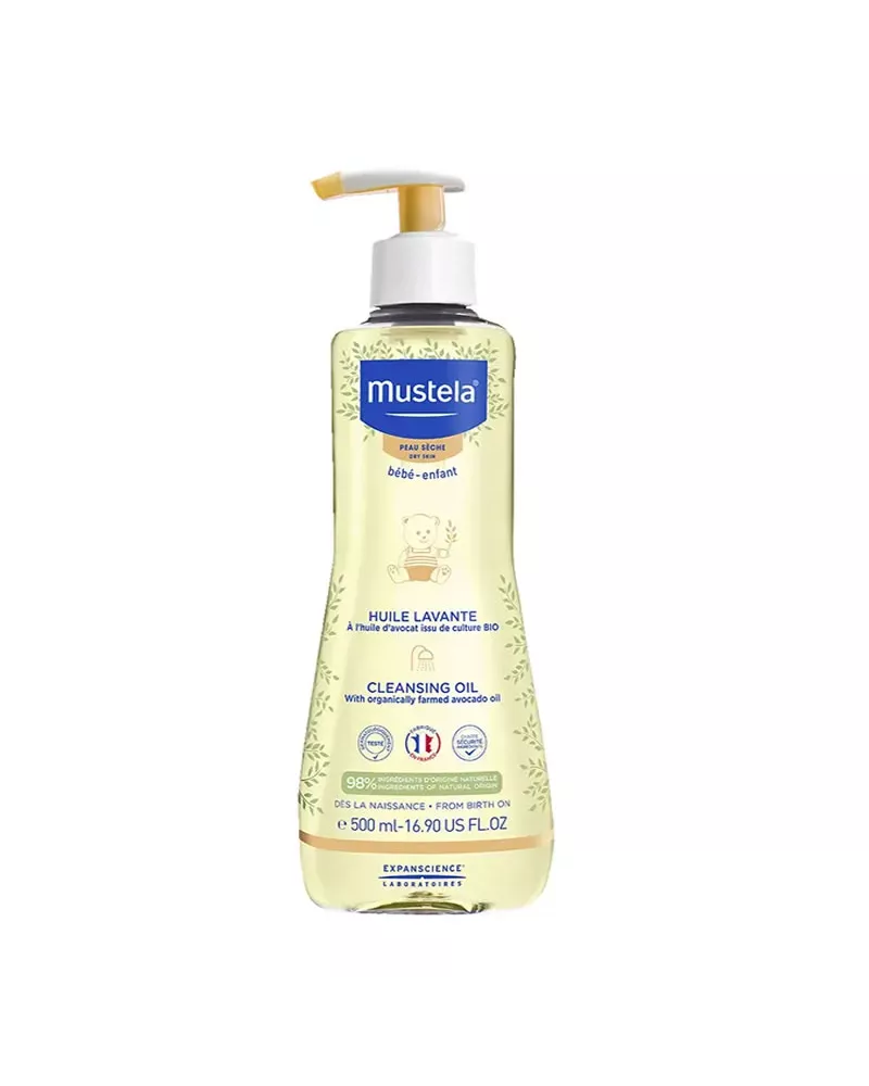 Mustela Baby Cleansing Oil for Dry Skin 500ml
