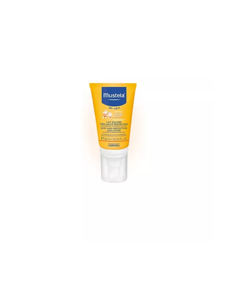 Mustela Baby Spf50+ Lait Solaire Très Haute Protection Spécial Visage 40ml