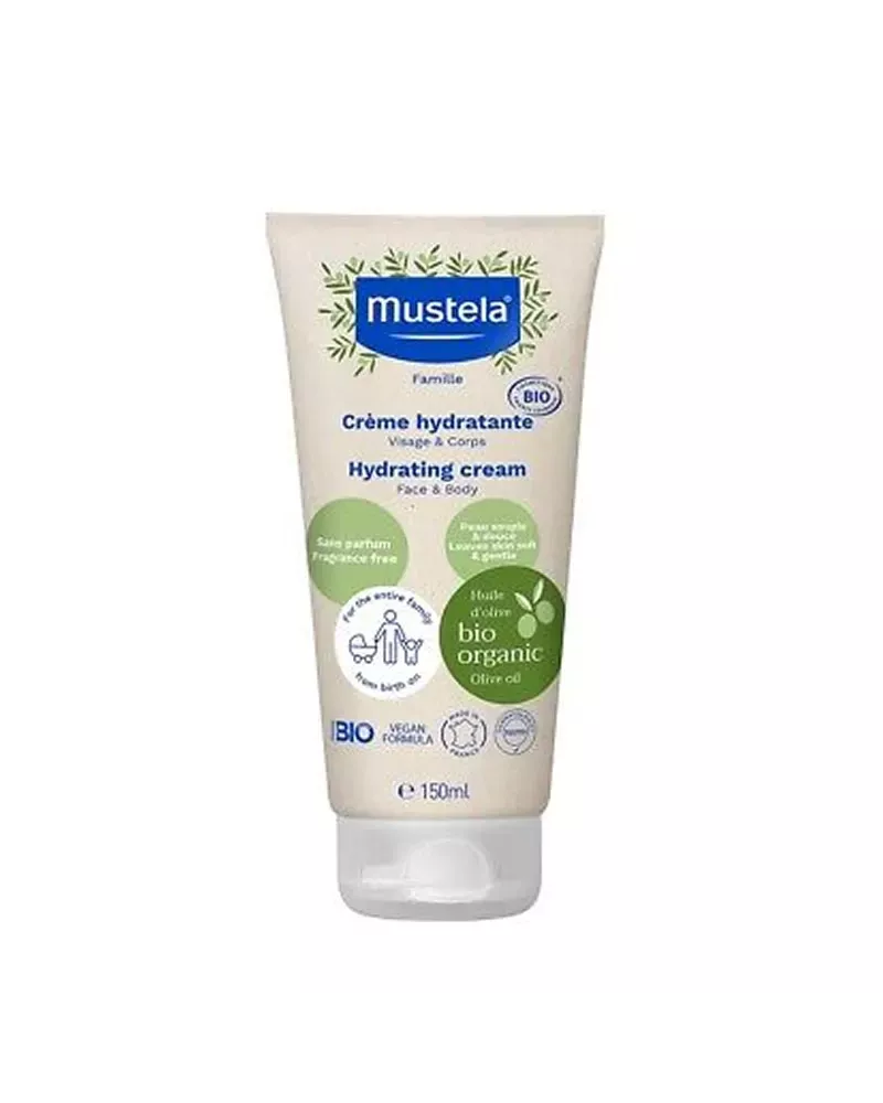 Mustela Crema Hidratante Cara Y Cuerpo 150ml