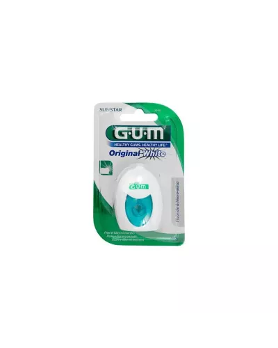 Gum Fil Dentaire Original White Ciré Fluoré