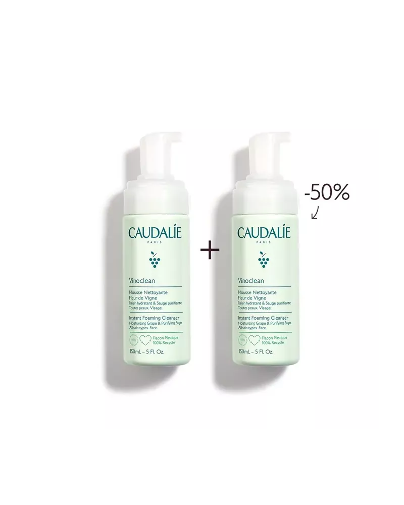 Caudale Vinoclean Mousse Nettoyante Fleur De Vigne 2x150ml
