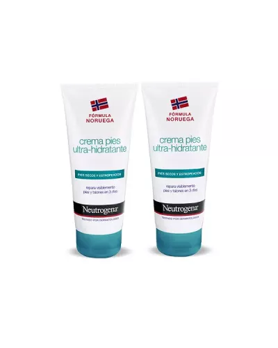 Neutrogena Crème Pieds Très Secs Et Abîmés 2x100ml