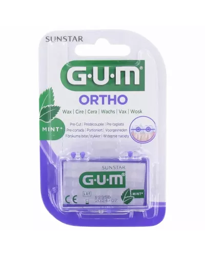 Gum 724 Cera Ortodoncia Mentolada Con Espejo 1 Ud