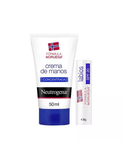Neutrogena Scented Hand Cream 50ml + Lip Care Spf 20 4.8g
