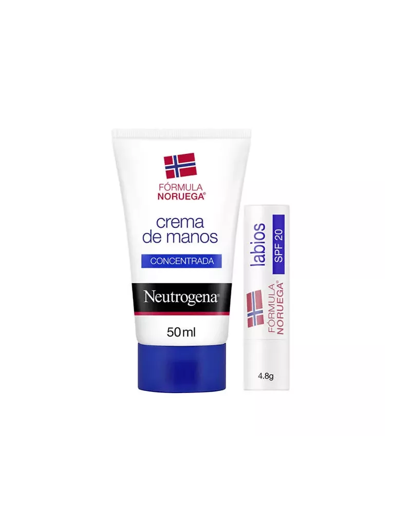 Neutrogena Crema de Manos Concentrada 50ml+ Stick Labial 4,8g