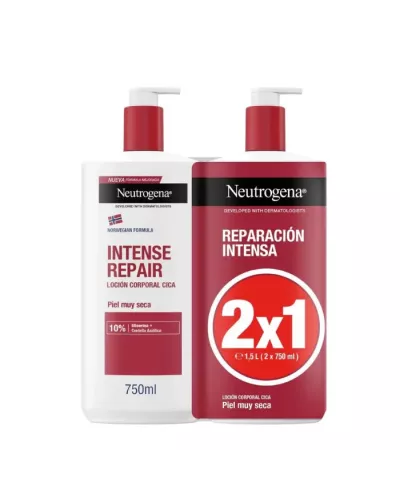 Neutrogena Lotion Réparatrice Intense 2x750ml