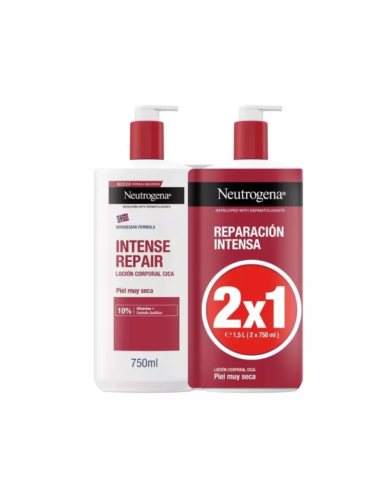 Neutrogena Lotion Réparatrice Intense 2x750ml
