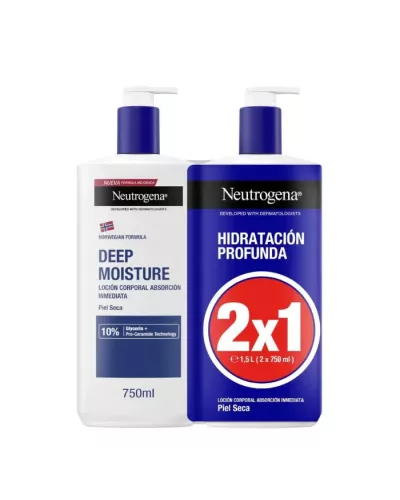 Lotion hydratante Neutrogena 2x750ml