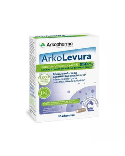 Arkopharma Arko-Levura Saccharomyces Boulardii 10 Cápsulas