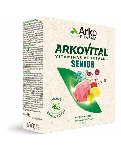 Arkovital Vitamins & Minerals Senior 50+ 60 Capsules
