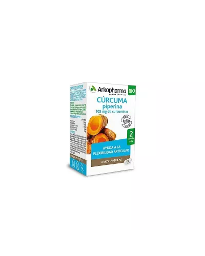 Arkopharma Turmeric Piperine 80 Capsules