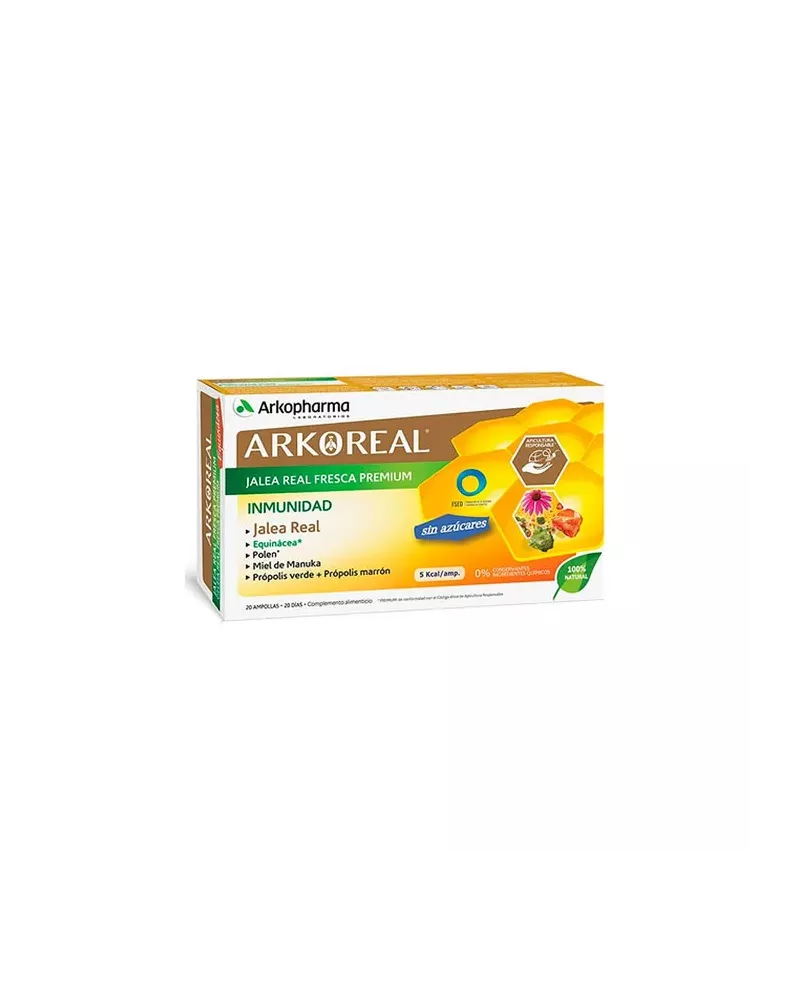 Arkopharma Arkoreal Royal Jelly Royal Jelly Immunity Sans Sucre