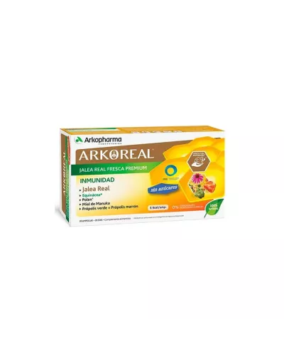 Arkopharma Arkoreal Royal Jelly Royal Jelly Immunity Sans Sucre