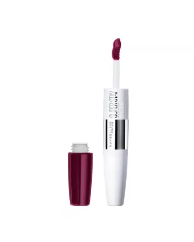 Maybelline Superstar 24 2-Step Liquid Lispstick Makeup 250 Sugar Plum