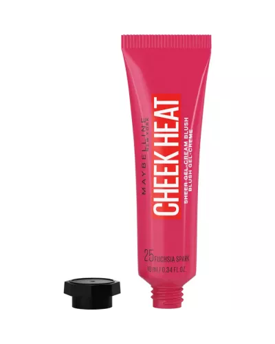 Colorete en Gel-Crema Maybelline Cheek Heat 25 Fuchsia Spark