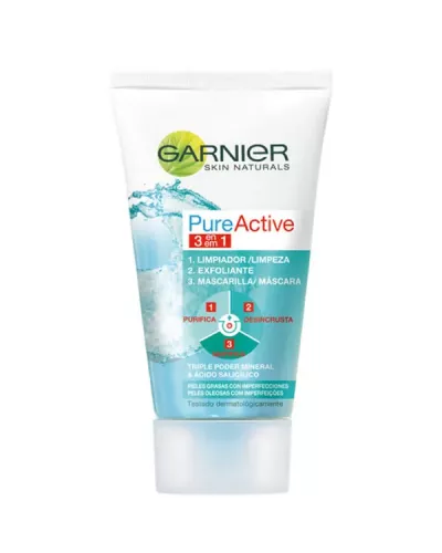 Garnier 3-in-1 Anti-Blackhead Cleanser 150ml