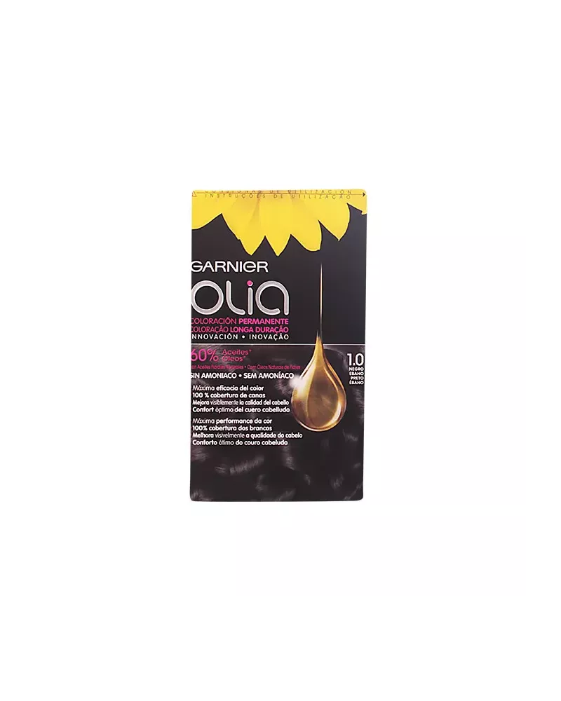 Garnier Olia Permanent Coloring 1,0 Ébène Noir
