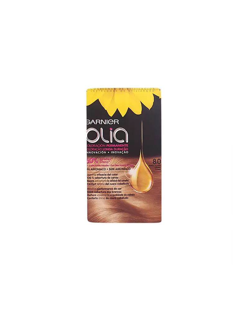 Garnier Olia Permanent Coloring 8,0 Light Blonde