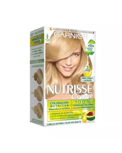 Garnier Nutrisse Crème Nourishing Color 9 Very Light Blonde