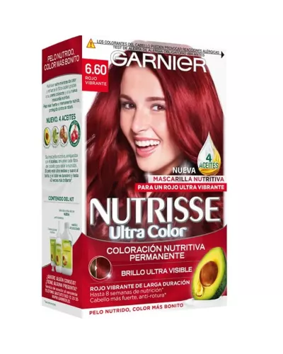 Garnier Tinte Pelo Nutrisse 6,60 Rojo Intenso