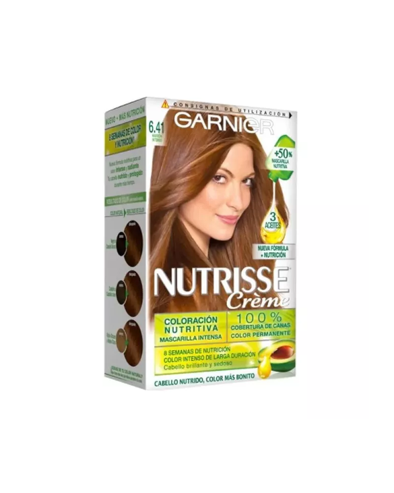 Garnier Nutrisse Nourishing Cream Hair Colour 6.41 Intense Brown