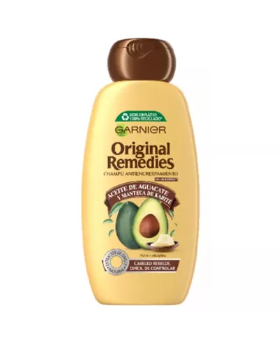 Garnier Original Remedies Shampooing Avocat Et Karité 600ml