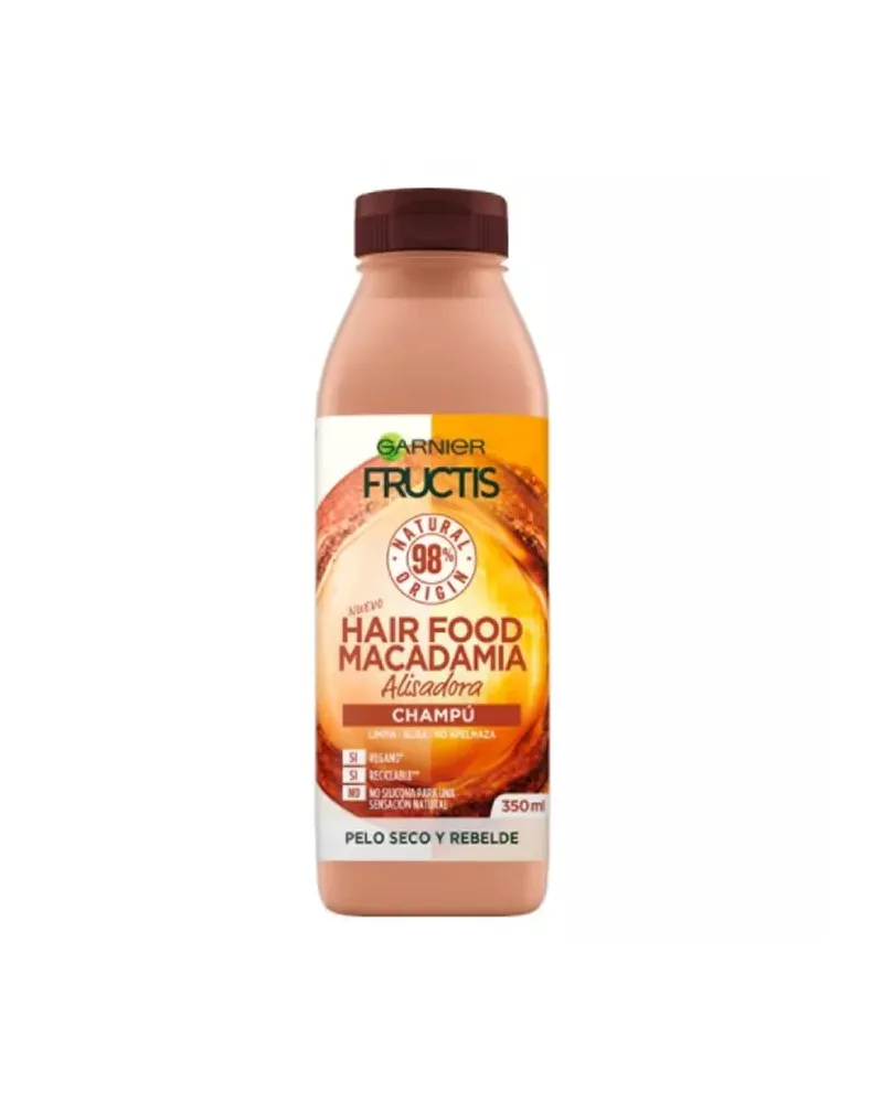 Garnier Fructis Hair Food Macadamia Shampooing Lissant 350ml