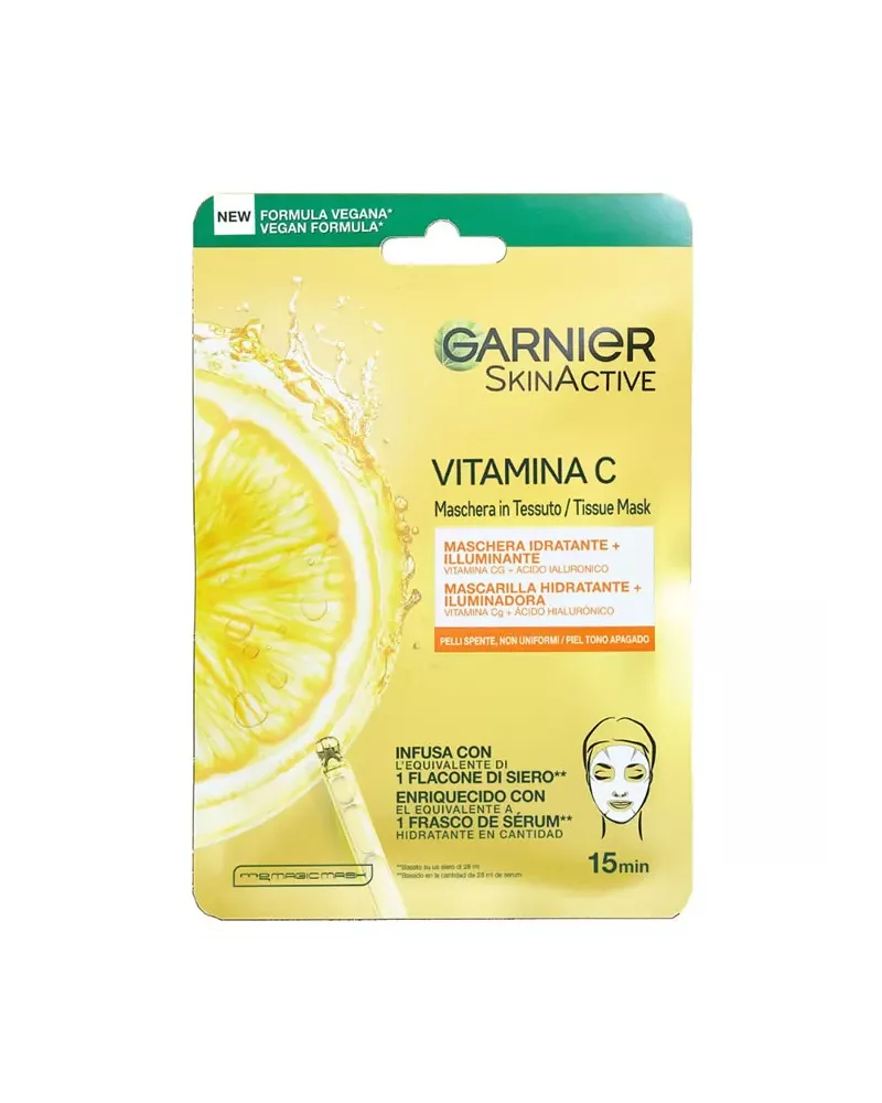 Garnier SkinActive Vitamina C Moisturising and Illuminating Mask 1 Unité