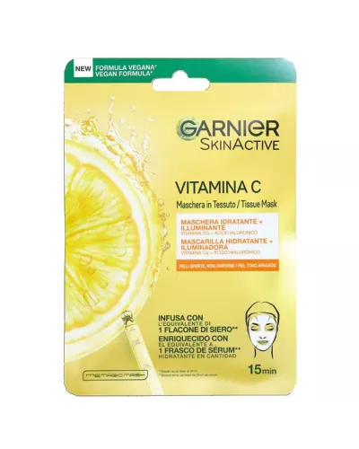 Garnier SkinActive Vitamina C Moisturising and Illuminating Mask 1 Unité