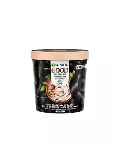 Garnier Good Coloración Permanente 2,0 Negro Trufa 1 U