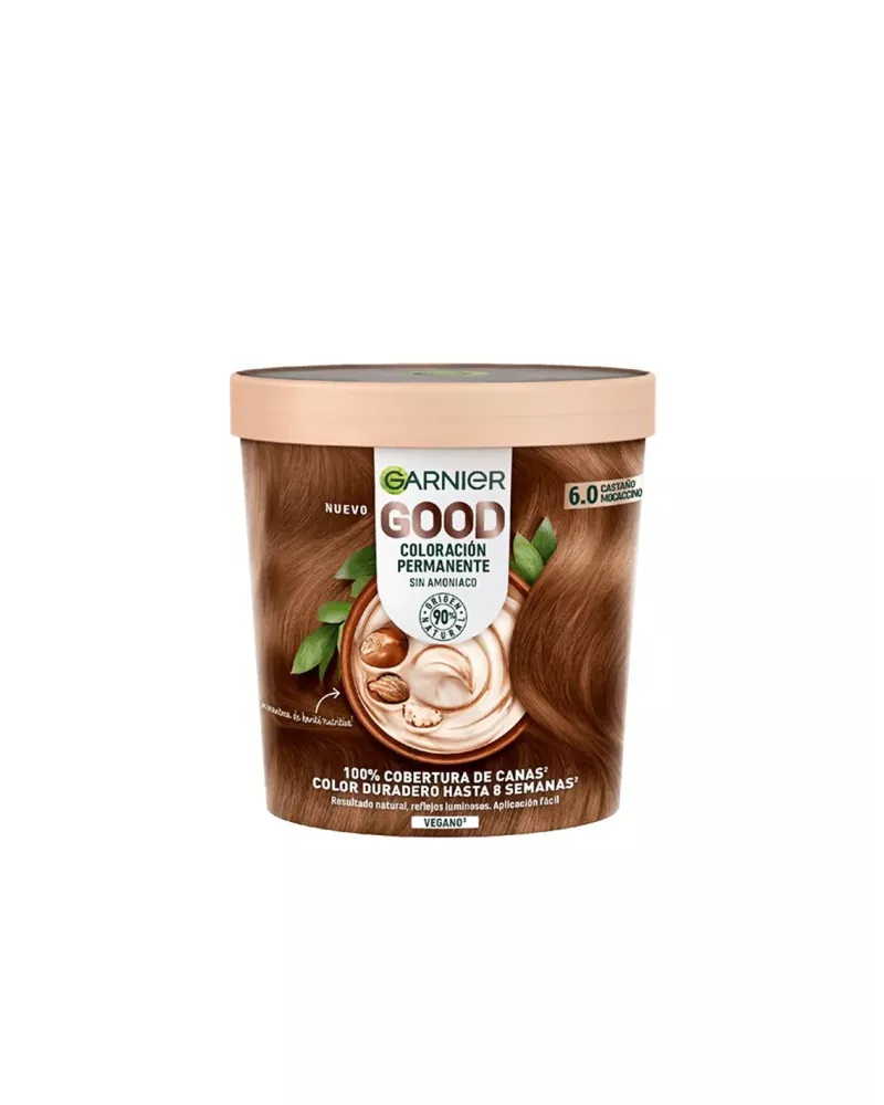 Garnier Good Coloración Permanente 6,0 Castaño Mocaccino 1 U