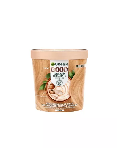Garnier Good Coloración Permanente 8,0 Rubio Miel 1 U