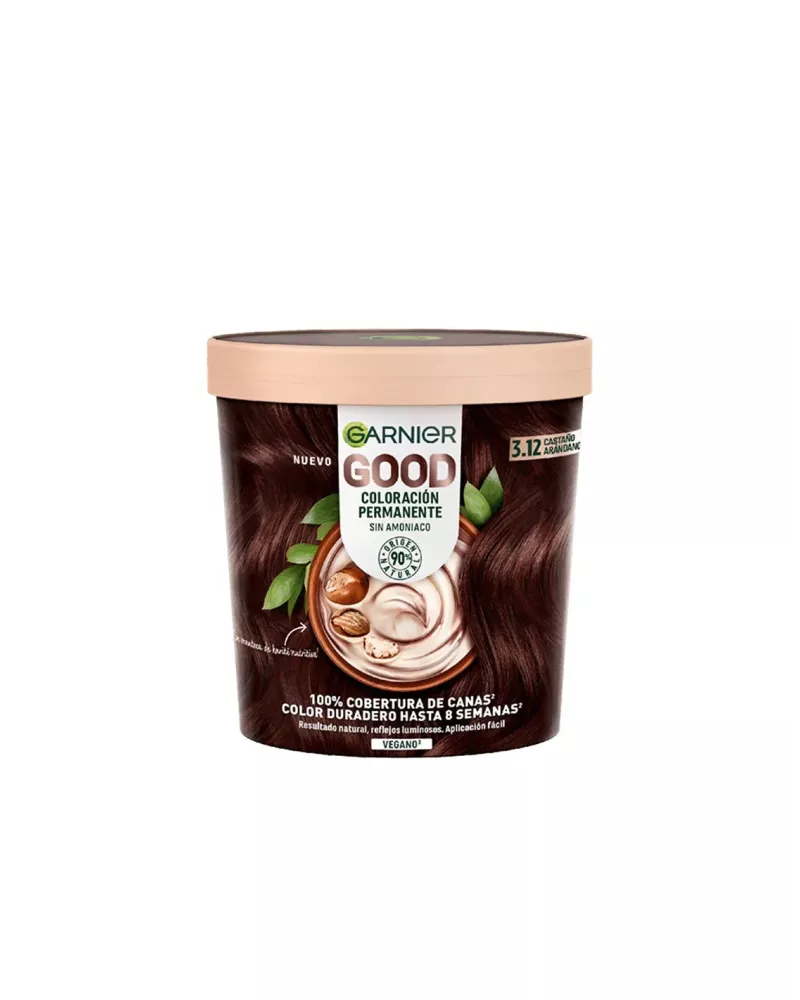 Garnier Good Coloración Permanente 3,12 Castaño Arándano 1 U