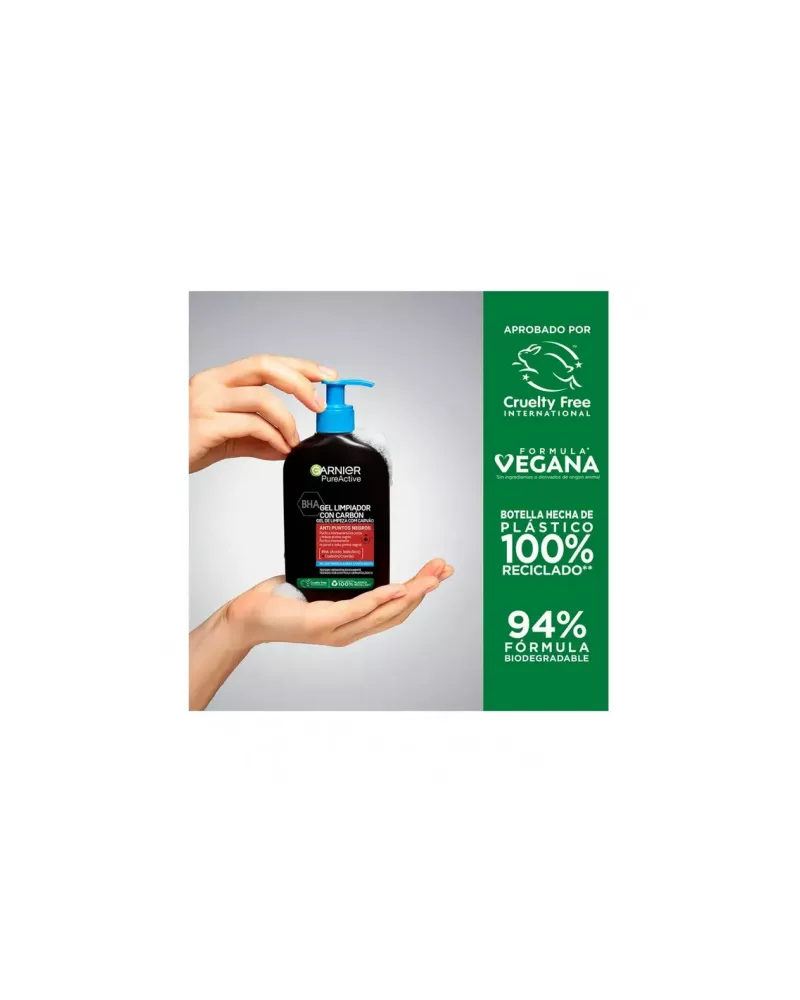 Garnier Pure Active Charcoal Cleansing Gel 250ml