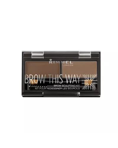Rimmel Brow This Way Eyebrow Sculpting Kit 002 Mid Brown