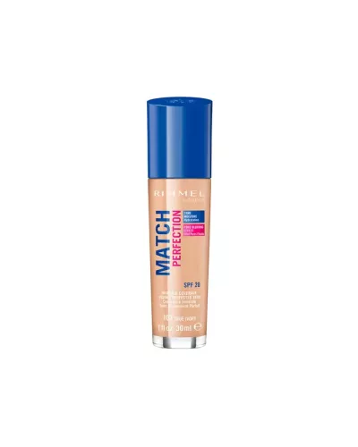 Rimmel London Match Perfection Foundation Spf20 103 True Ivory 30ml