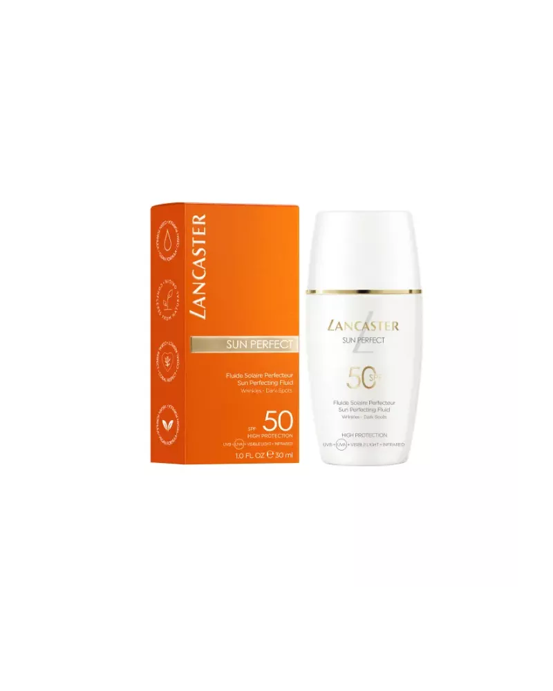 Lancaster Sun Perfect Sun Perfecting Fluid Wrinkles Dark Spots Spf50 30ml
