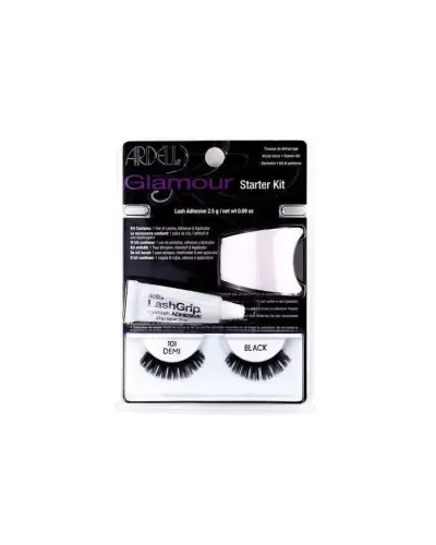 Ardell Glamour Faux Lashes 101 Demi Black Set of 3