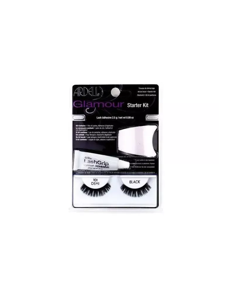 Ardell Glamour Faux Lashes 101 Demi Black Set of 3