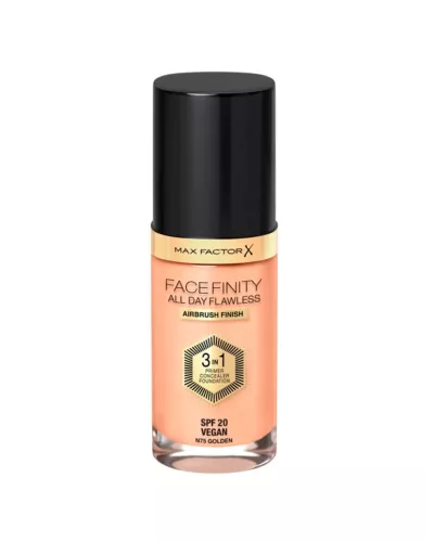Max Factor Facefinity 3in1 Primer, Concealer y Foundation 75-Golden 30ml