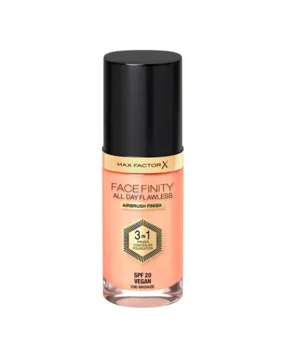Max Factor Facefinity 3in1 Primer, Concealer y Foundation 80-Bronze 30ml
