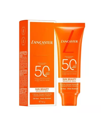 Lancaster Sun Beauty Crema Facial Piel Sensible Spf50 50ml