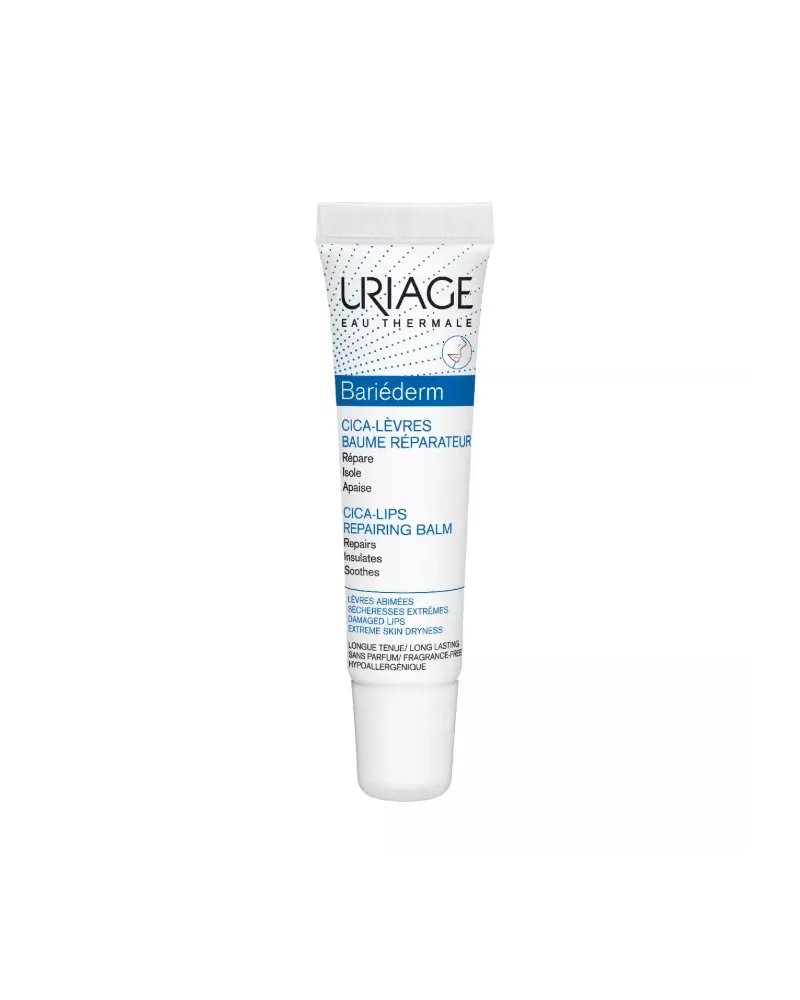 Bálsamo reparador para labios Uriage Bariéderm Cica 15ml