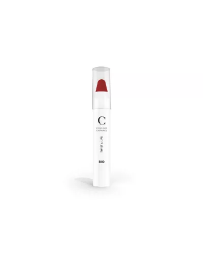 Couleur Caramel Twist y Lips Rouge à lèvres 407 Glossy Red 1un