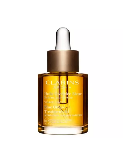 Clarins Blue Orchid Face Treatment Oil Dehydrated Skin 30ml