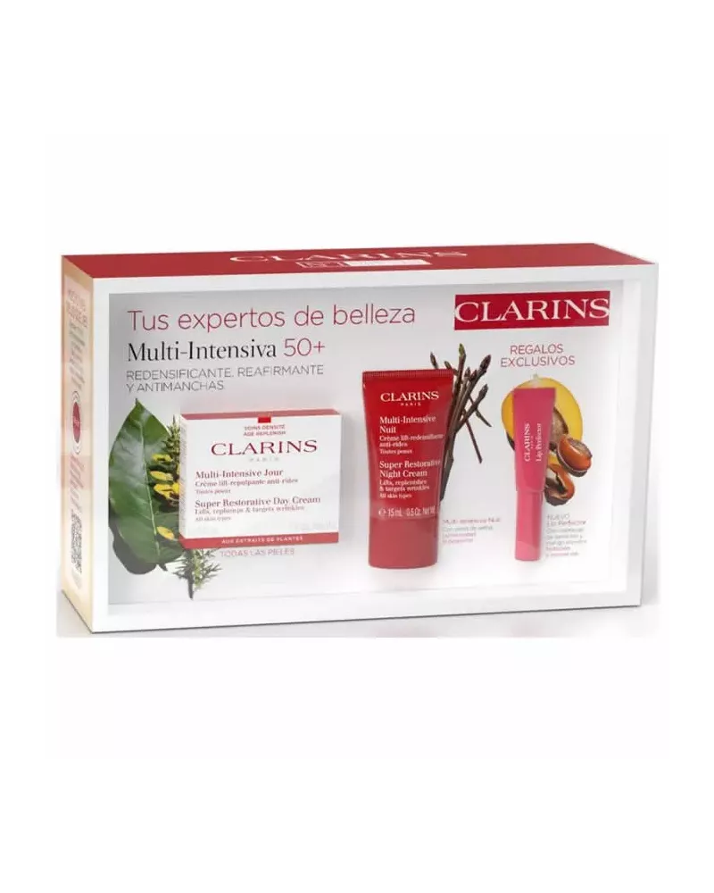 Clarins Multi-Intensiva Día Todo Tipo De Pieles 50ml Set 3 Piezas