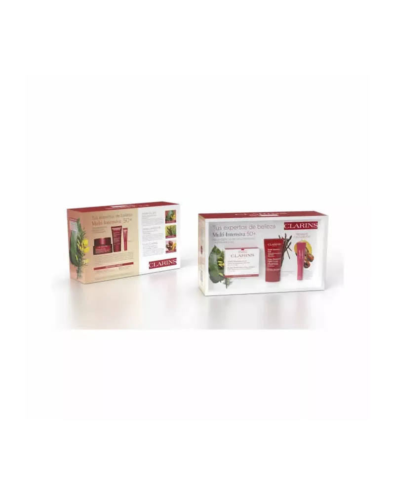 Crema Multi-Intensiva de Día para Pieles Muy Secas Clarins 50ml Estuche de 3 Productos