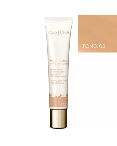 Clarins Skin Illusion Tinted Moisturizer Spf25 02 40ml