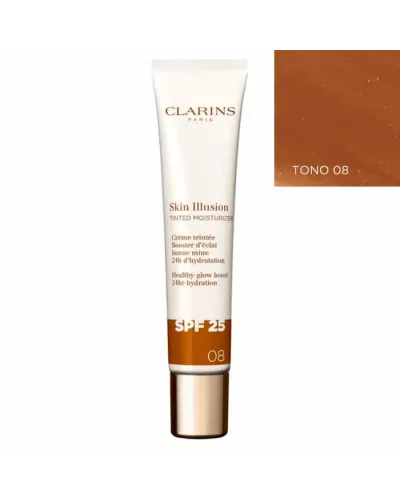 Clarins Skin Illusion Tinted Moisturizer Spf25 08 40ml