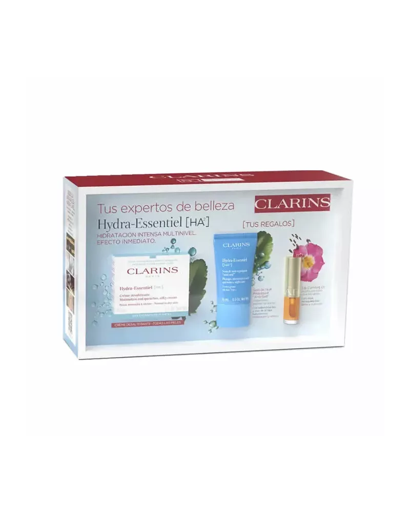 Clarins Hydra-Essentiel Crema De Día 50ml Set 3 Piezas